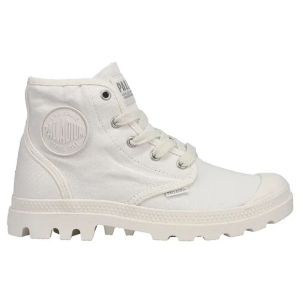 Palladium Shoe Sneaker Pampa HI Star White Womens 6 New In Box‎